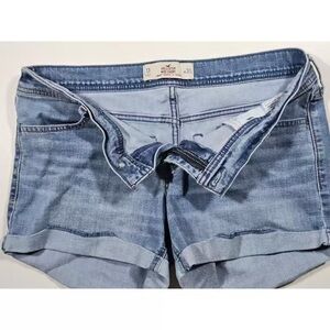 Abercrombie & Fitch Light Blue Denim Shorts